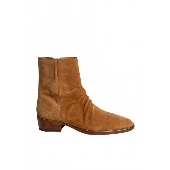 NEW AMIRI men's stack boot in tan